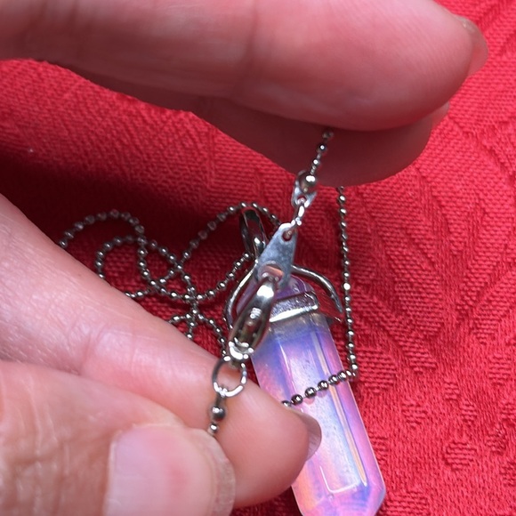 Opal Glow DT Angel Aura Point Pendant  (Include Chain) - Picture 5 of 7